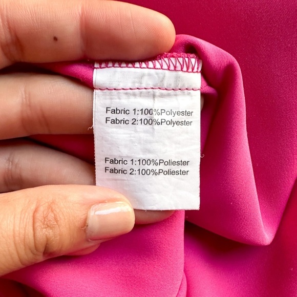 Prabal Gurung Collective Pleated Tiered Sleeve Pink Blouse Size 6 - Picture 6 of 8